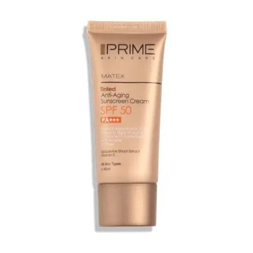 کرم ضدآفتاب جوان‌کننده SPF50 رنگی پرایم 40 میلی لیتر